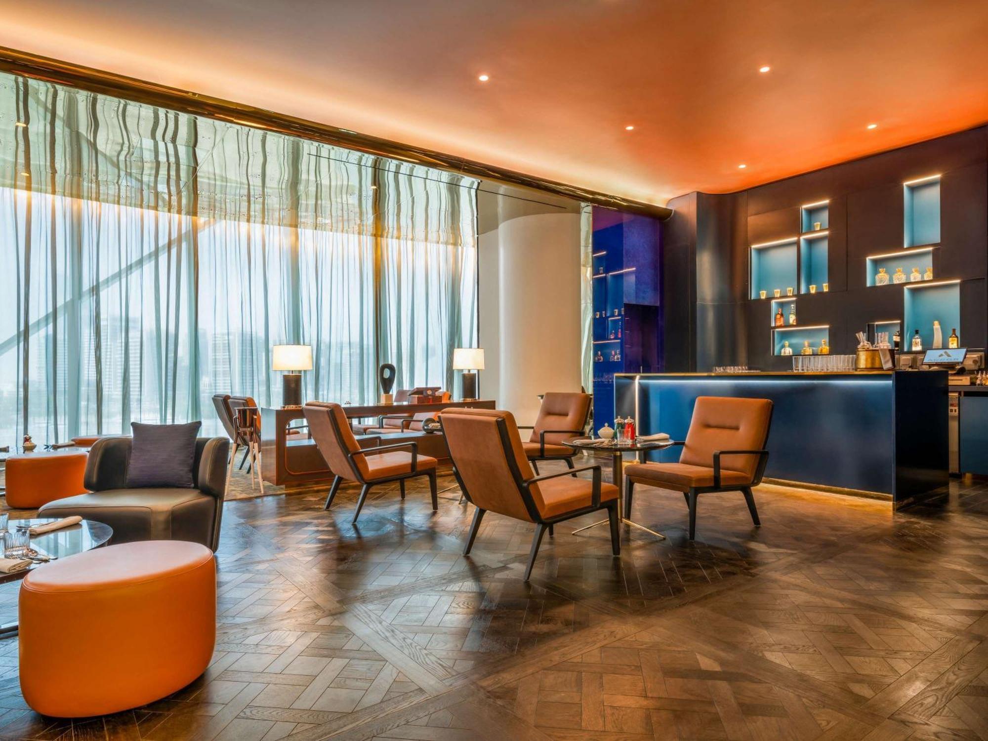 Hotel Fairmont Doha Lusail Exterior foto The Club Lounge at the hotel
