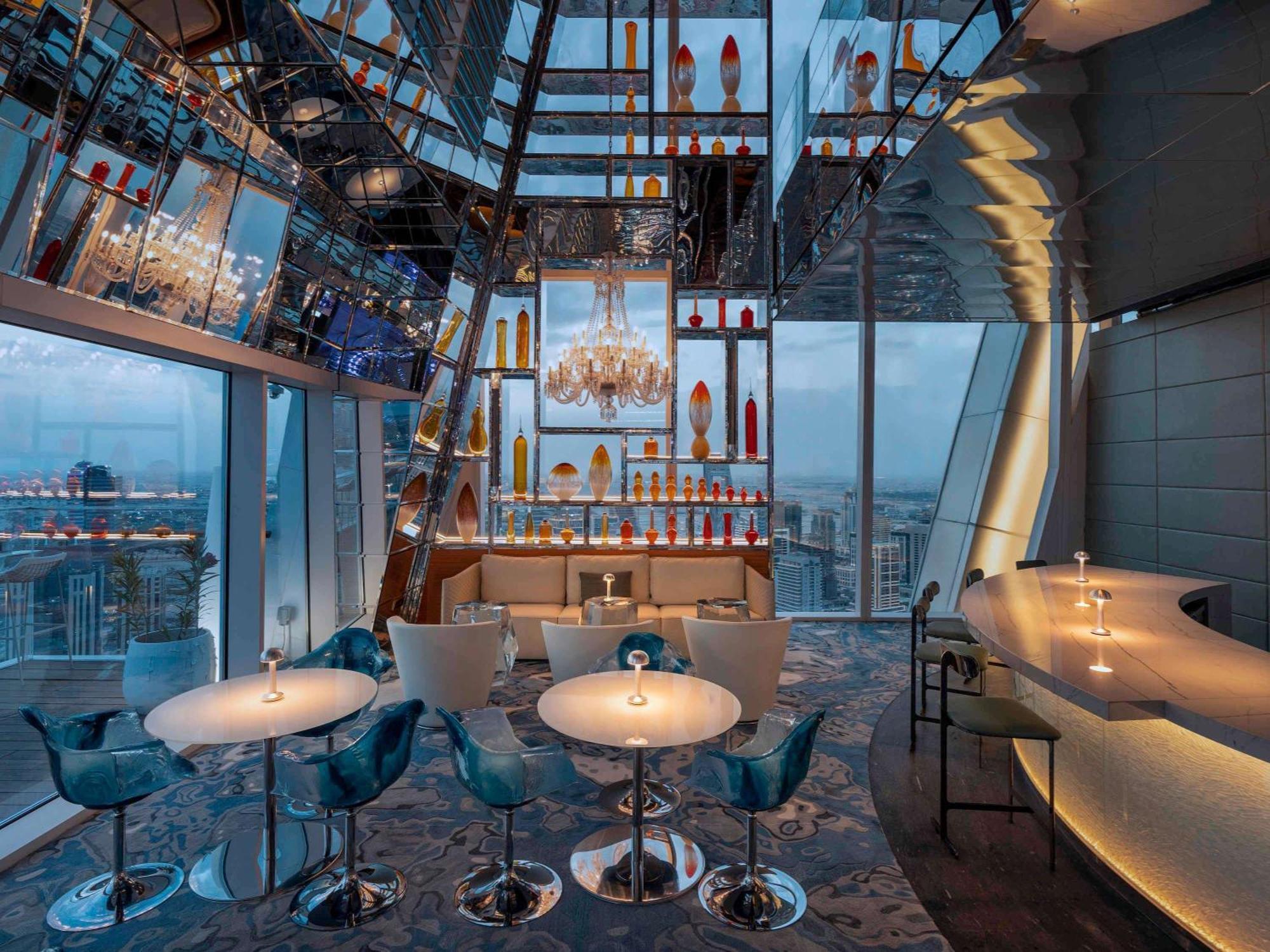 Hotel Fairmont Doha Lusail Exterior foto The Sky Bar