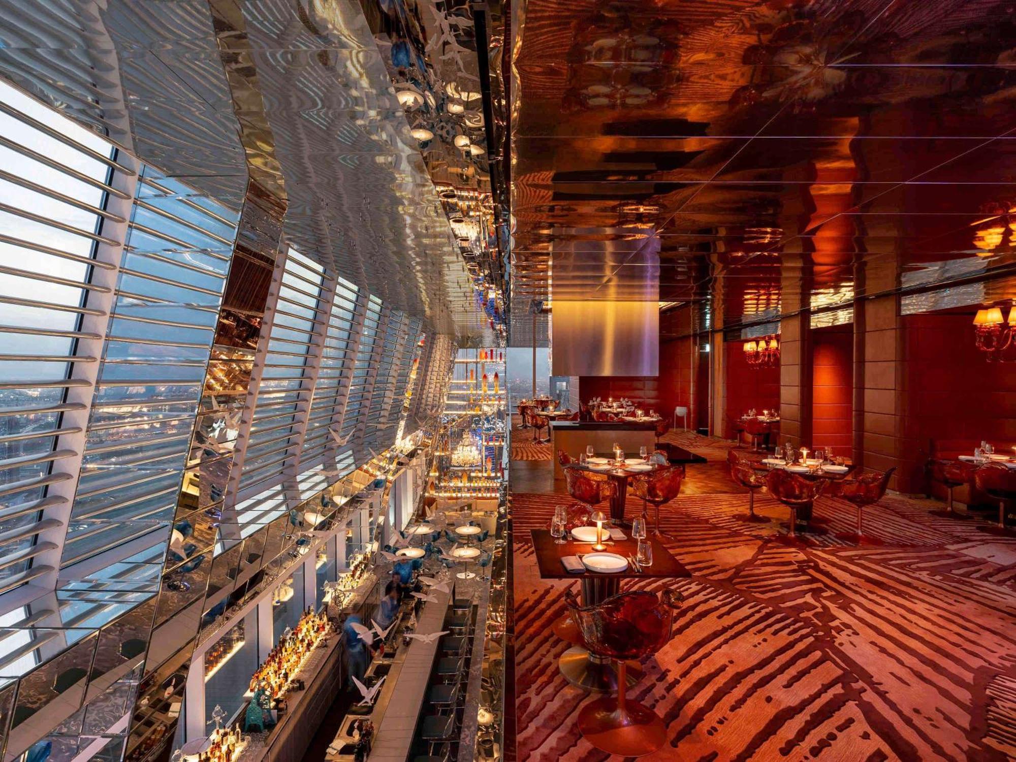 Hotel Fairmont Doha Lusail Exterior foto The interior of the restaurant