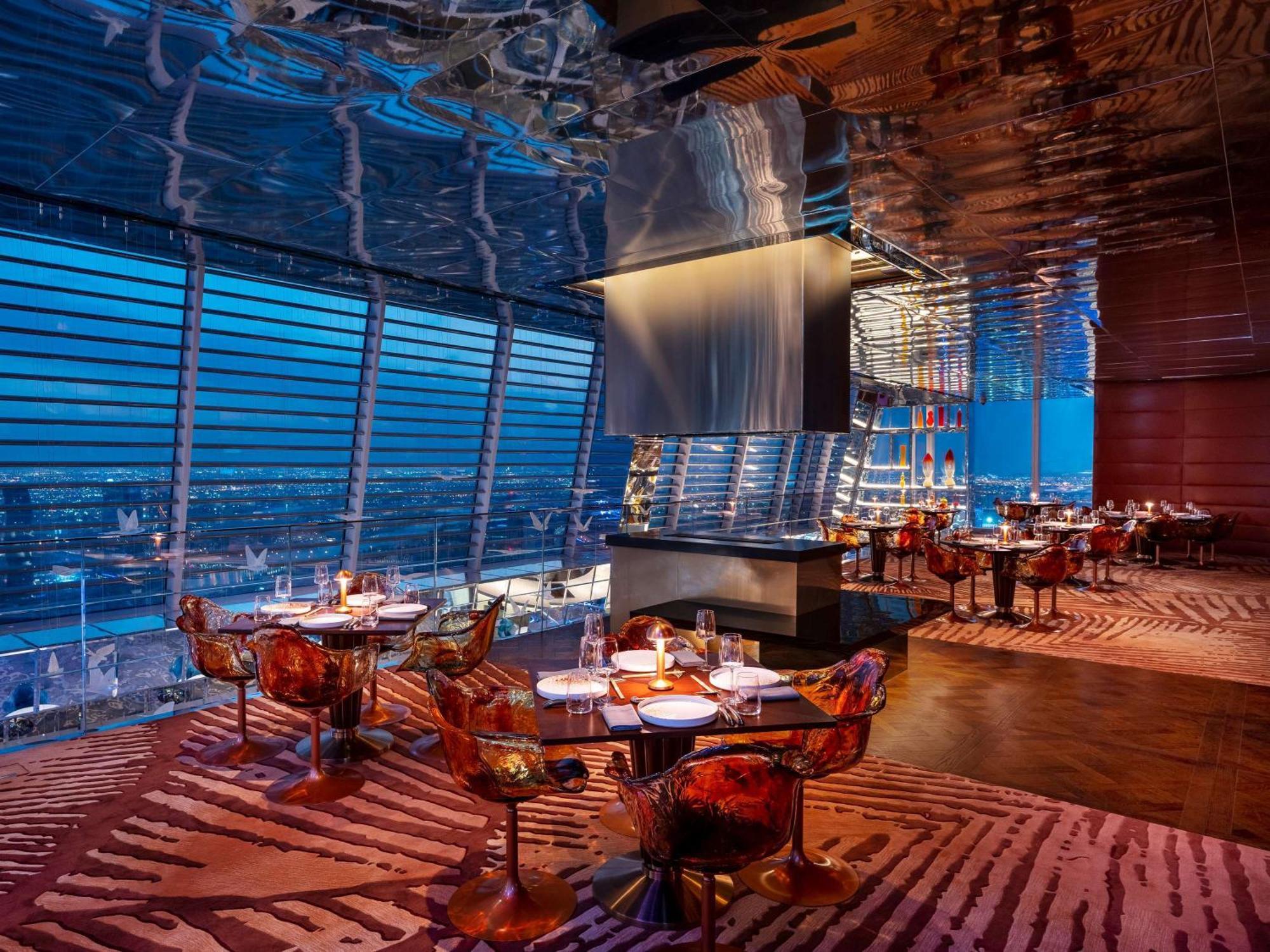 Hotel Fairmont Doha Lusail Exterior foto The interior of the restaurant