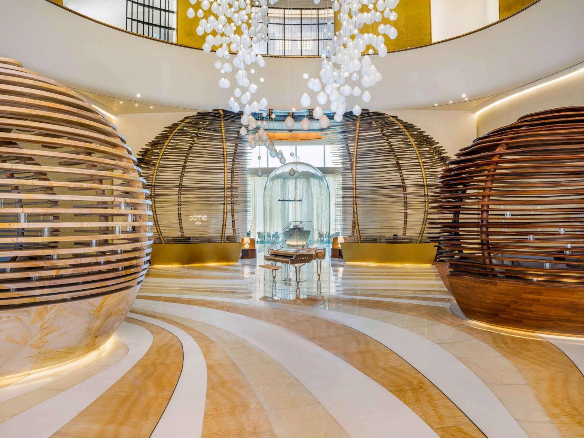 Hotel Fairmont Doha Lusail Exterior foto The interior of the hotel